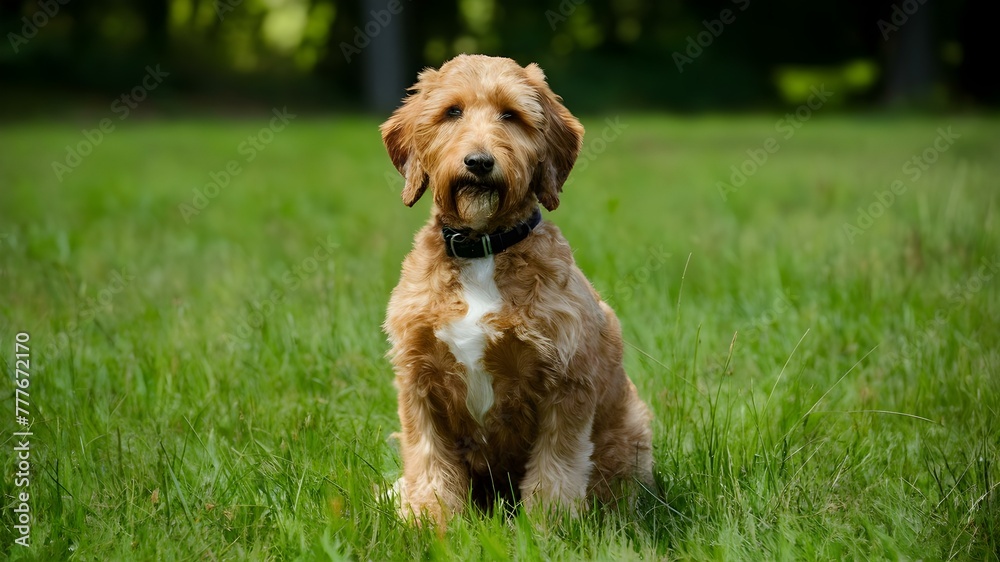 Labradoodle shopping online for pet supplie. Concept Labradoodle Essentials, Online Shopping, Pet Supplies, Pampered Pets, Shopping for Pets