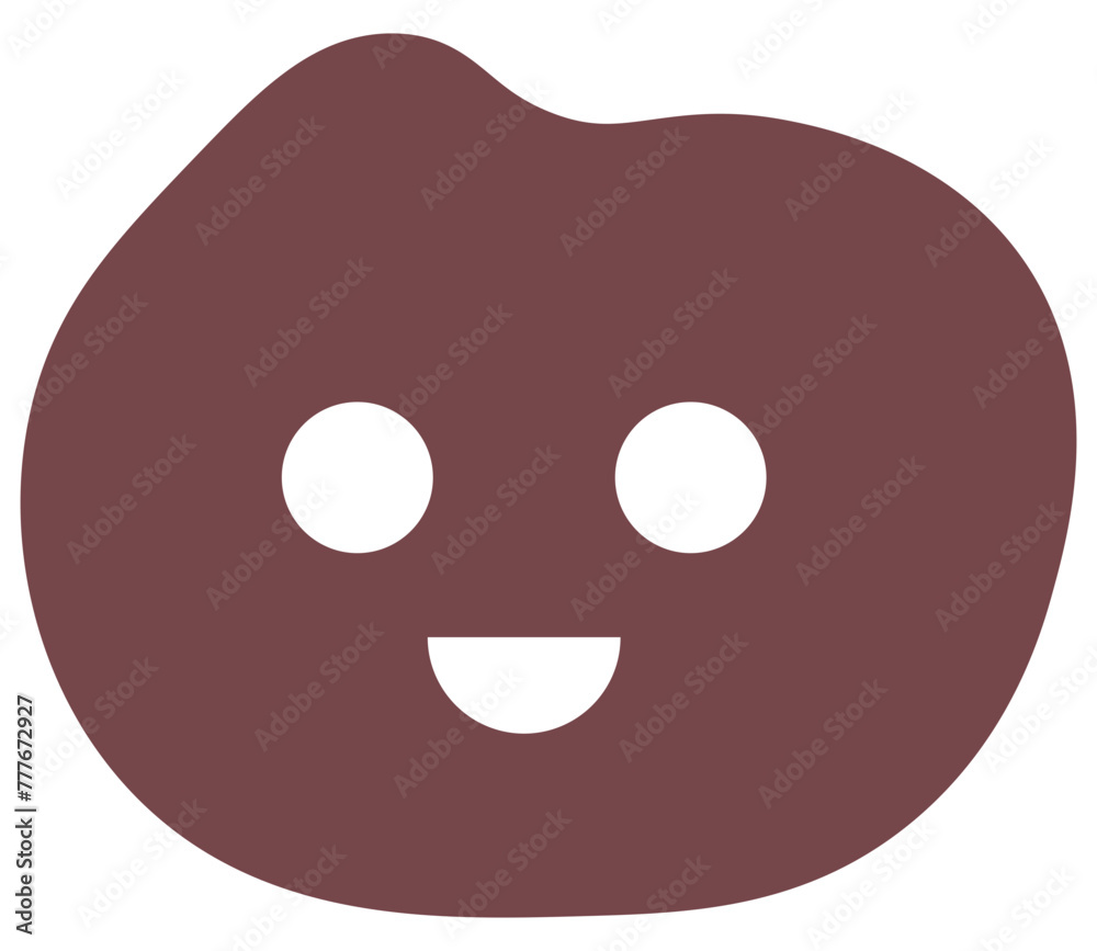 Smile shape icon. Vector illustration. Smile shape icon. Vector illustration.