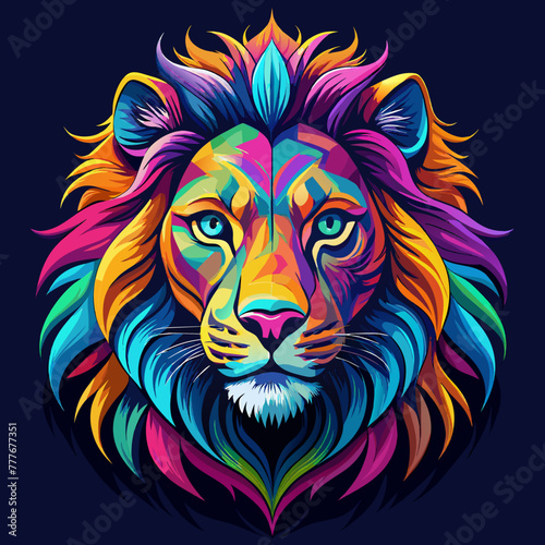 tiger  lion  vector  head  animal  tattoo  face  