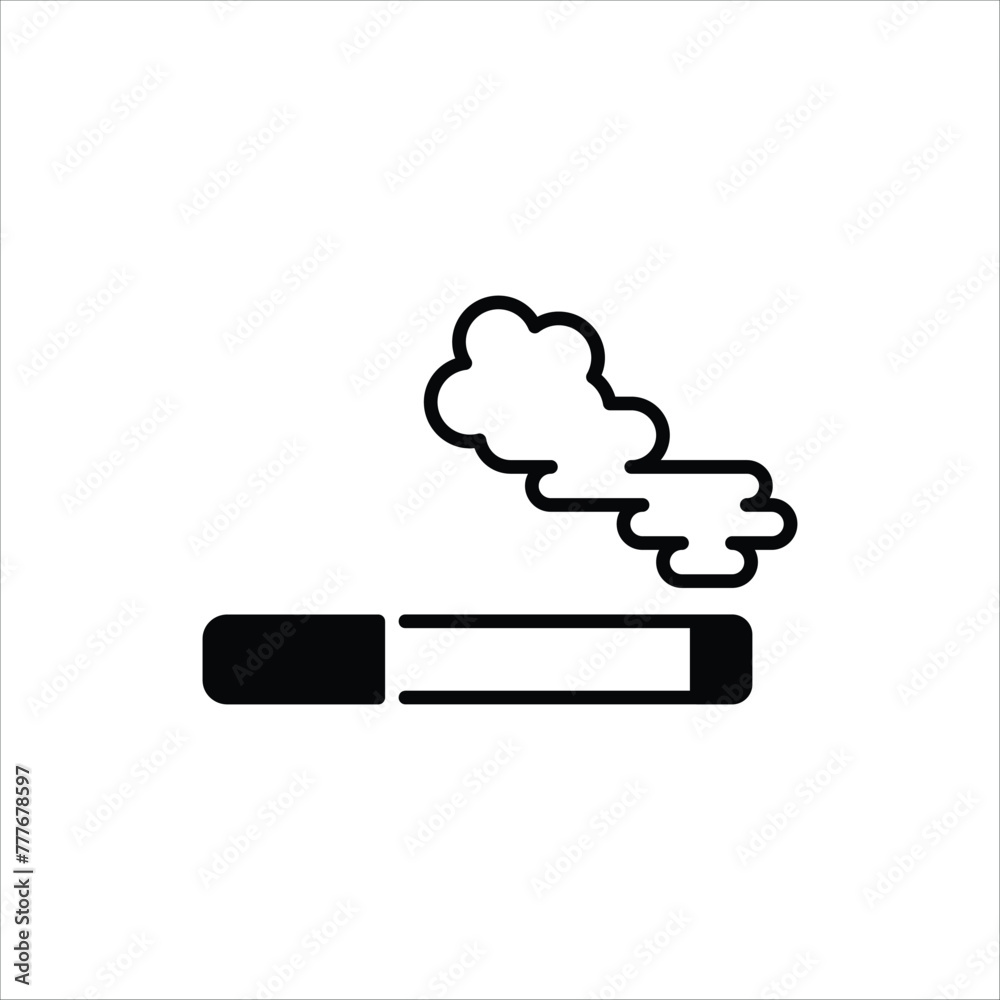 Smoking Icon editable stock vector icon Smoking Icon editable stock vector icon