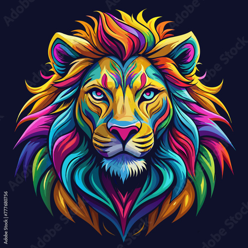 lion, head, tiger, animal, tattoo, vector, wild, cat,  © Usman