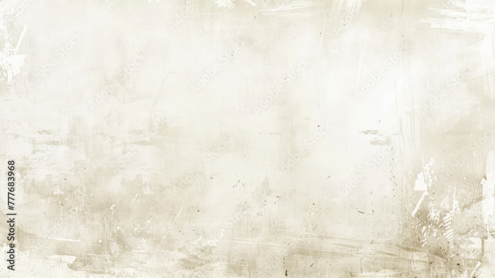 Obraz premium Vintage White Paper Texture with Aged Edges