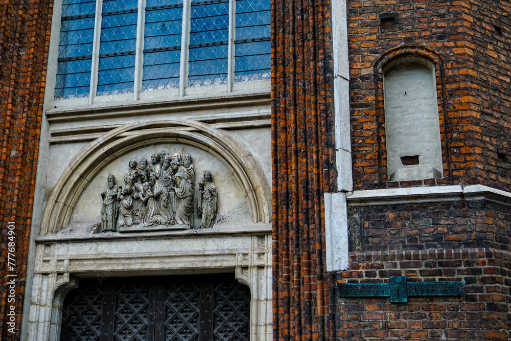 Obraz premium Gdansk building facade