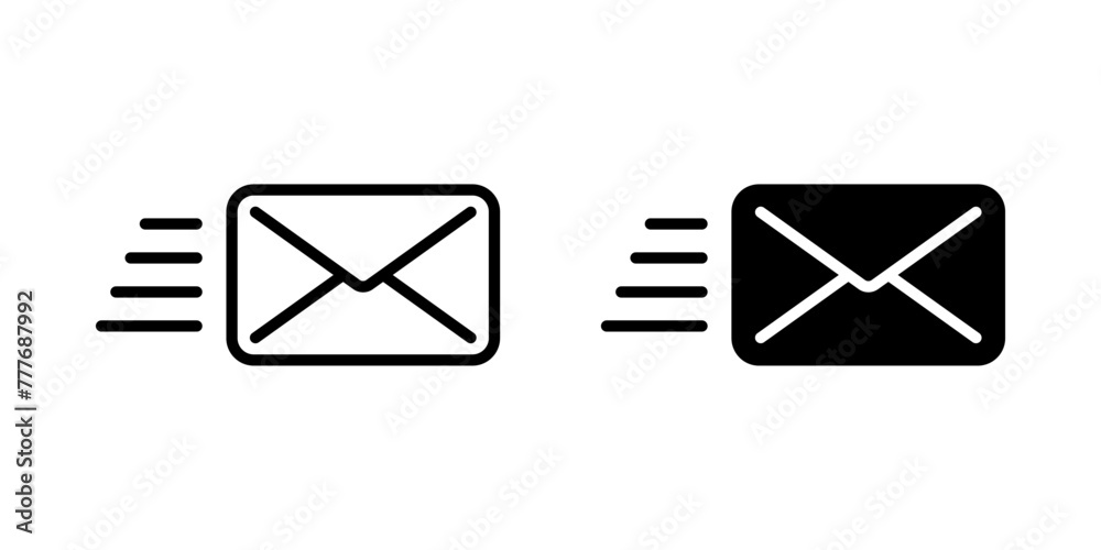 Email icon. message sign. for mobile concept and web design. vector illustration