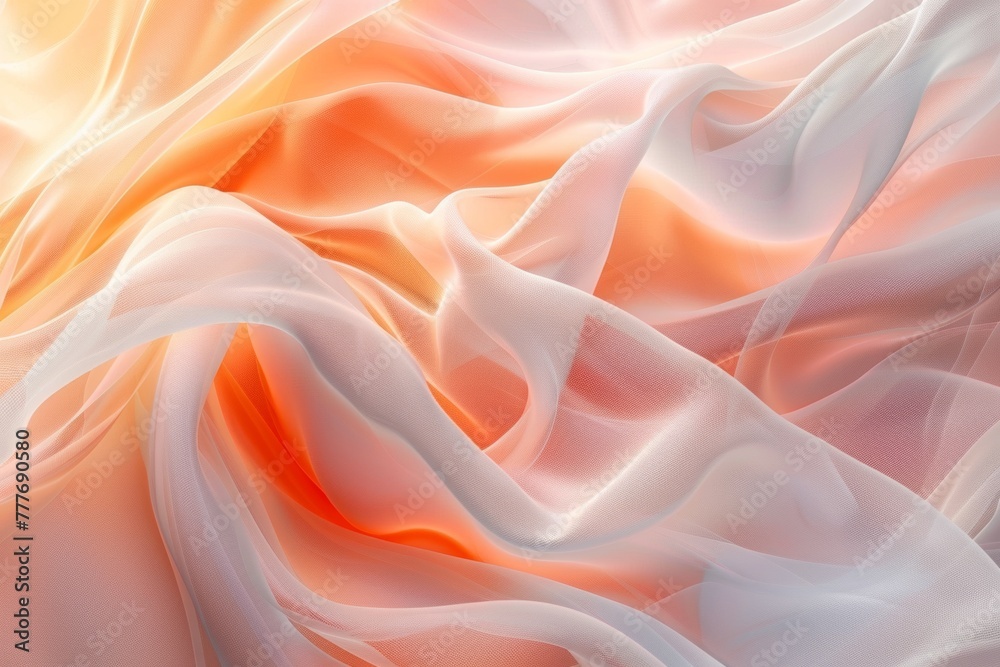 Obraz premium Abstract rose background with waves