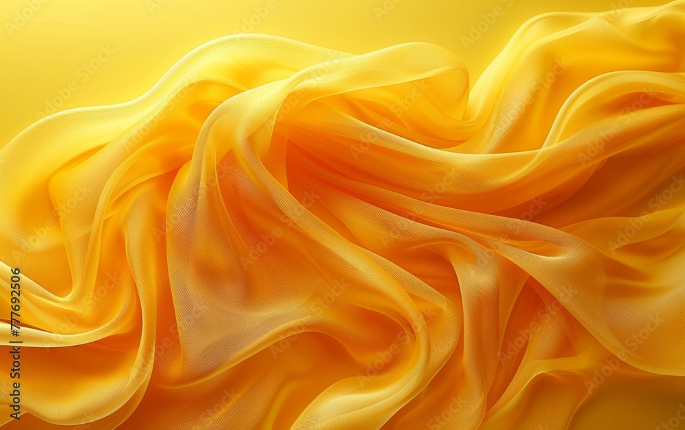 Fototapeta premium Abstract yellow background with waves