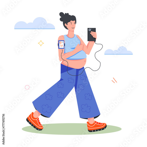  Prenatal Routine Flat Icons 
