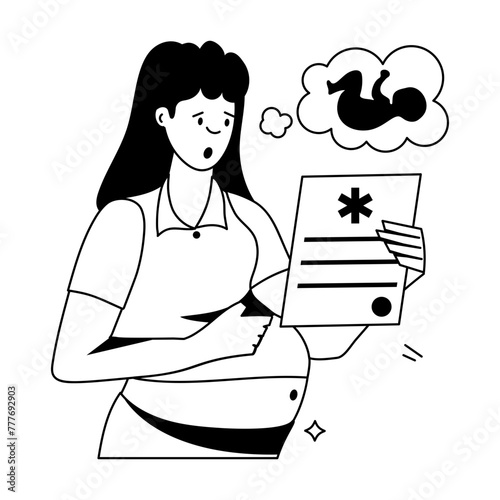 Latest of Maternity Flat Icons 

