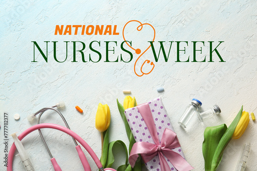Festive banner for National Nurses Week © Pixel-Shot
