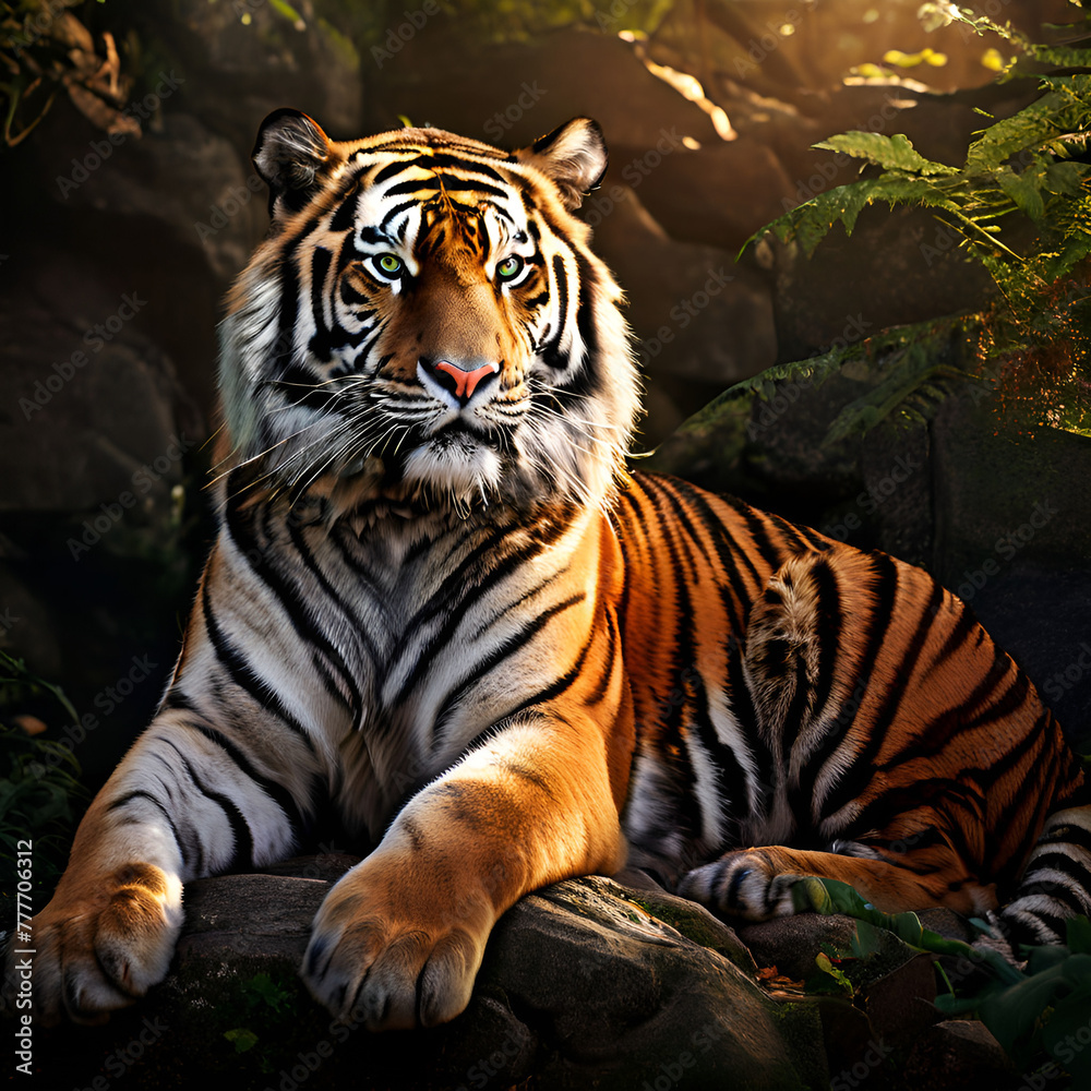 Siberian Tiger, Panthera tigris altaica