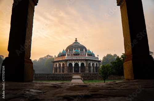 Mughal Isa Khan Tomb in Humayuns Tomb complex photo