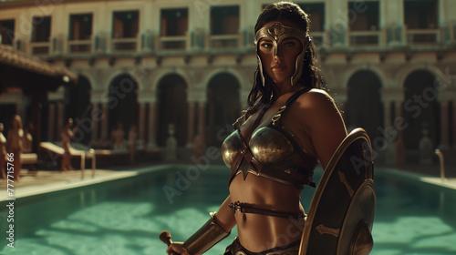 gladiator, stoic, fighter,