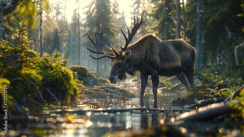 deer in the forest