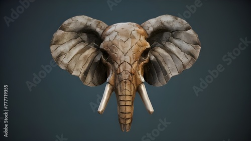 Elephant Skull: Remnants of Majestic Beasts