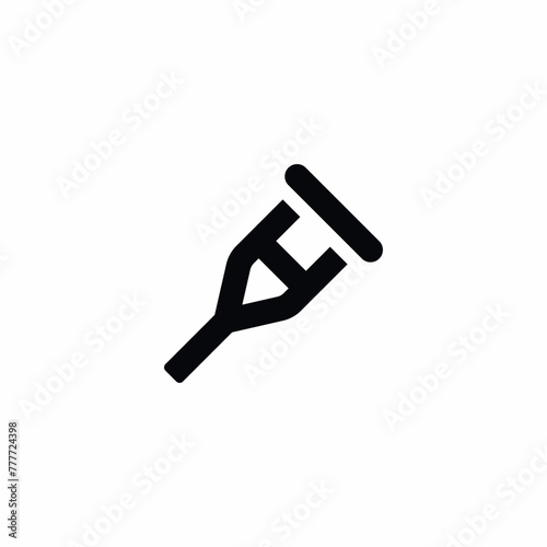 Crutch Support Injury Rehabilitation icon