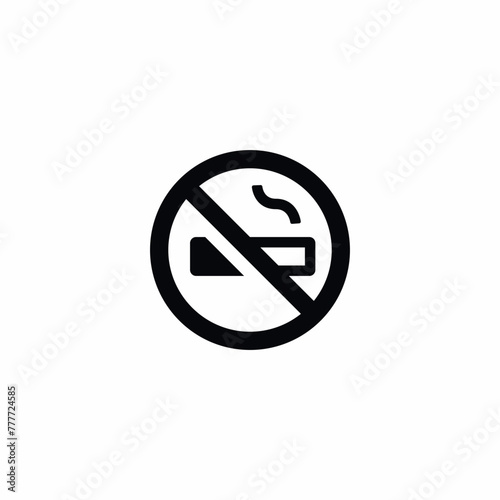 No Smoking Public Sign icon