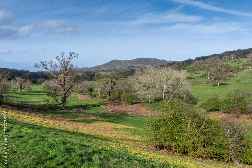 Naklejka premium Malvern Hills, Hereforeshire