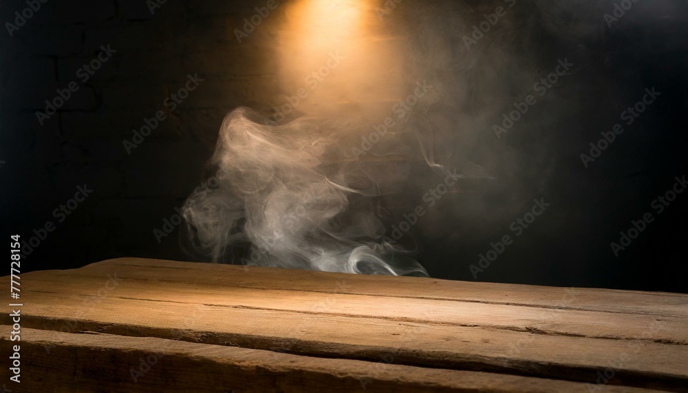 Wisps of Wonder: Smoke Rising Above the Empty Table