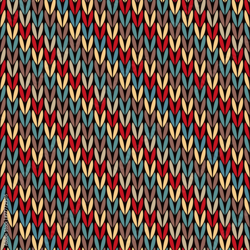 Knitted background pattern wallpaper knitting decorative