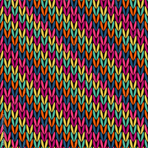 Knitted background pattern wallpaper knitting decorative