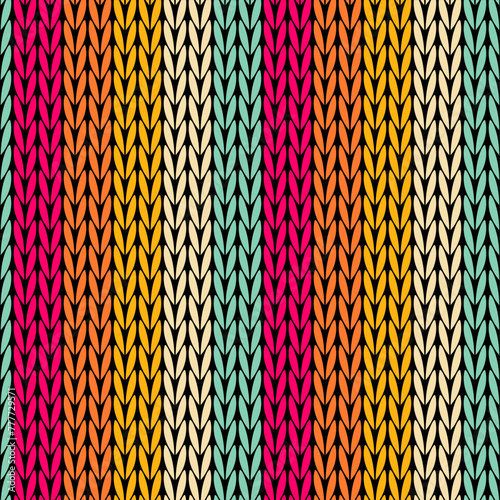 Knitted background pattern wallpaper knitting decorative