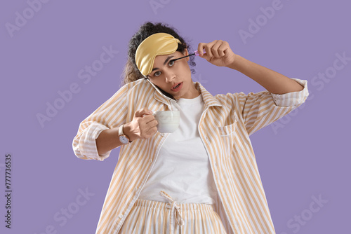 Hurrying young African-Amer...