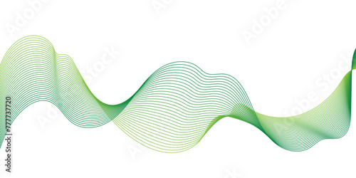 forest green and moose green color combination background design , wave pattern , vector illustration 