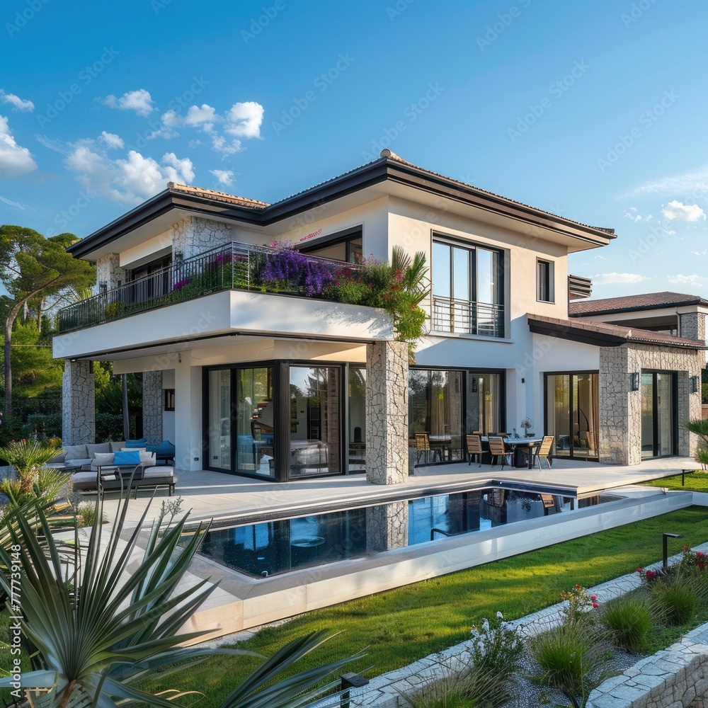 Beautiful modern villa in Mediterranean style