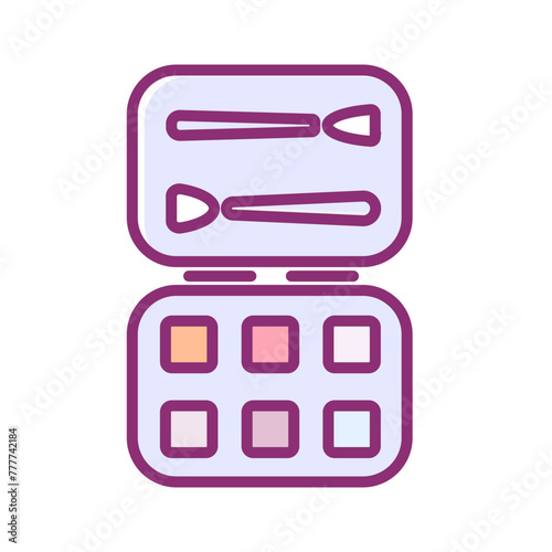 Makeup combination colored icon pack