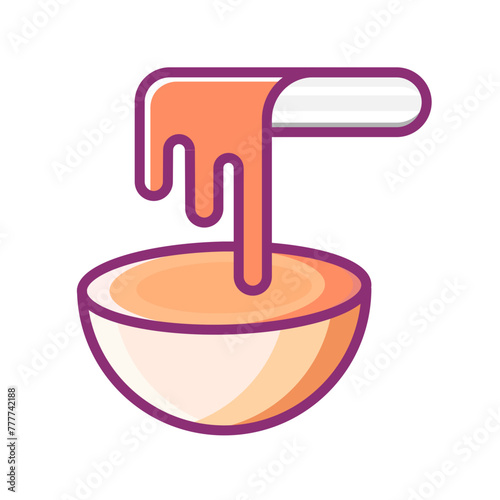 Makeup combination colored icon pack
