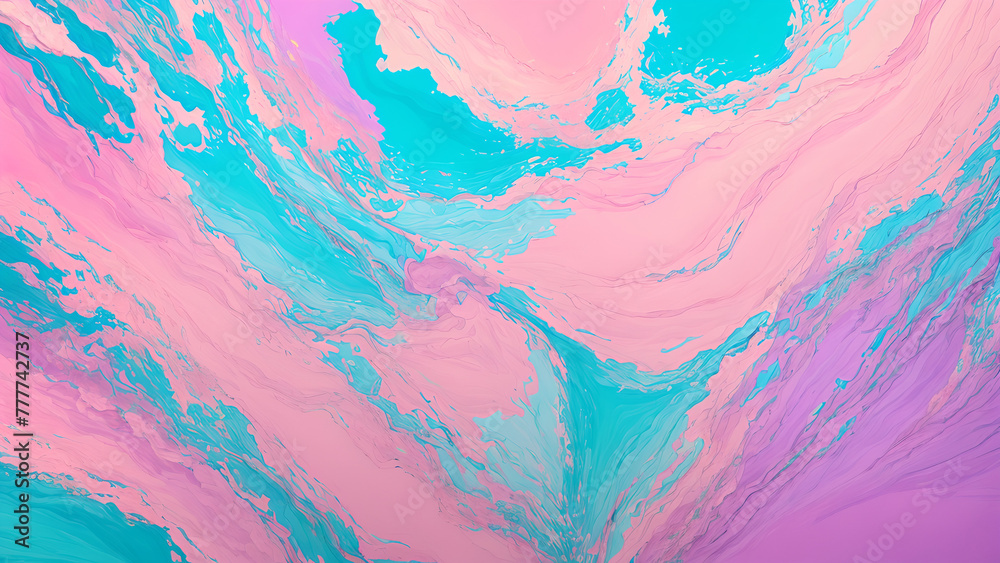 Naklejka premium Abstract pastel background with waves