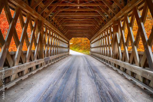 Ohio Covered Bridges Autumn Scene