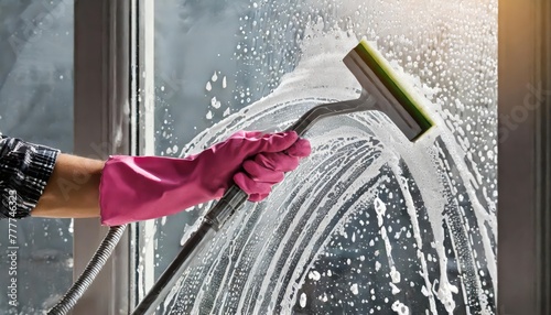 Generated image of window cleaning