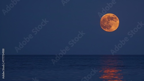 Midnight Blaze  Moon s Touch Sets the Sea Aglow