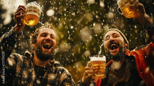 Chilling with Friends: Sharing Laughter and Beers photo