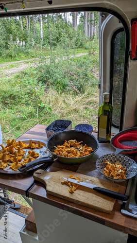 UGC Cooking at camper van photo