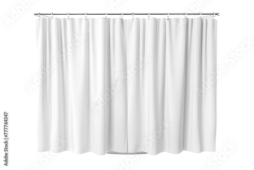 Plastic Shower Curtains isolated on transparent background