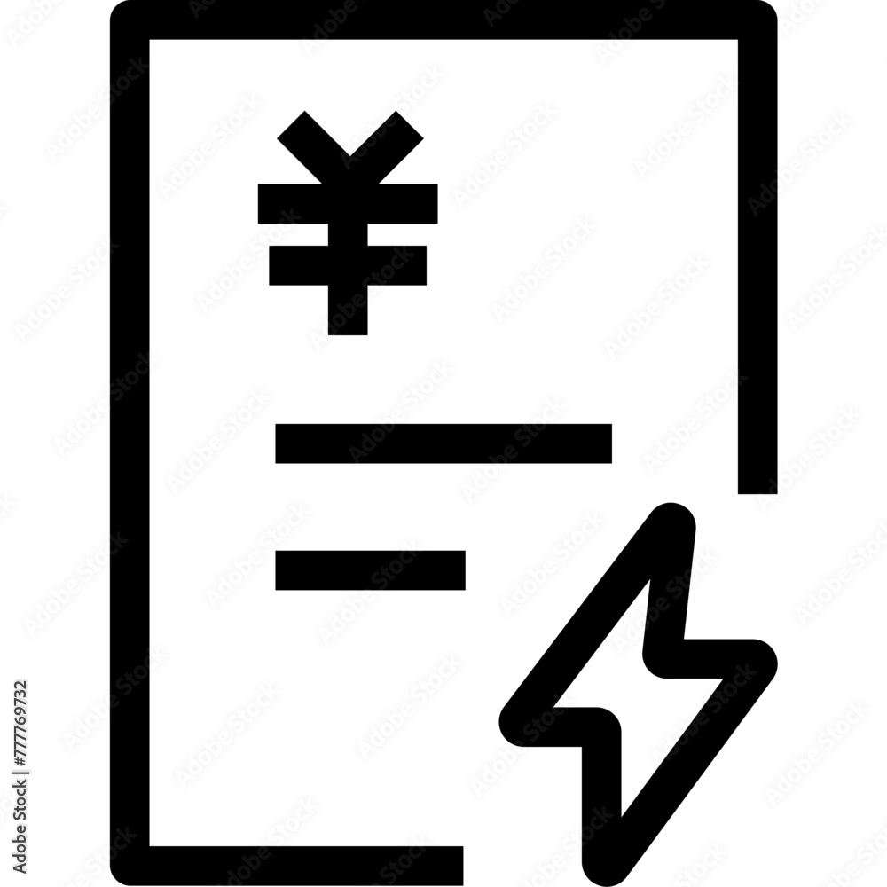 Fototapeta premium Photovoltaic cloud platform black outline icon pack