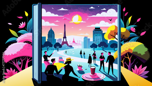 Celebrating Literature: A Vector Illustration Dedicated to Book’s Day