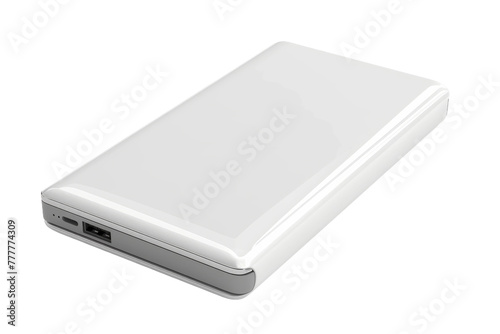 Portable Power Bank isolated on transparent background