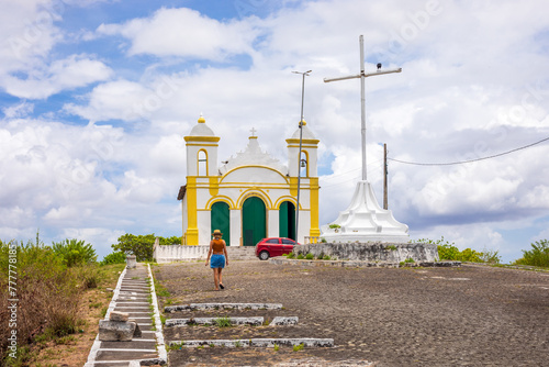 Partial view of the Bom Jesus dos Navegantes Church