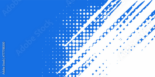 Minimal Abstract Blue Frame Sport Grunge Design On Dark Background. white and blue grunge 