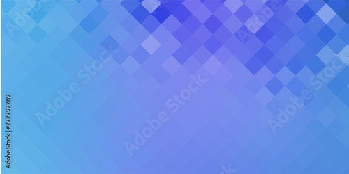 Obraz na plátně abstract blue modern pixelation background