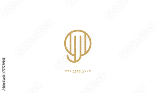 JO, OJ, J, O, Abstract Letters Logo Monogram