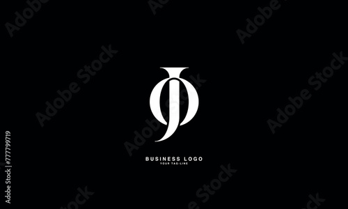 JO, OJ, J, O, Abstract Letters Logo Monogram