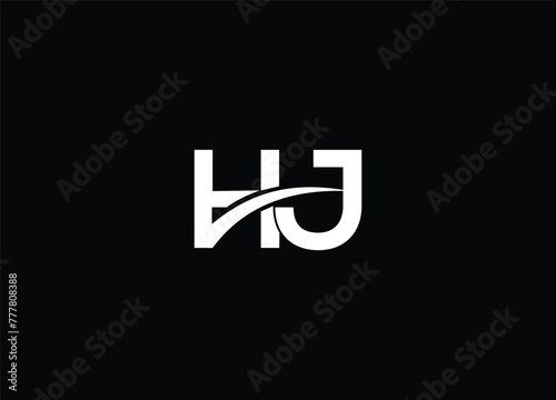 HJ creative logo design and initial logo design