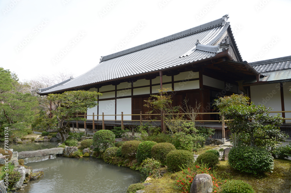 Fototapeta premium 等持院 方丈 京都市北区