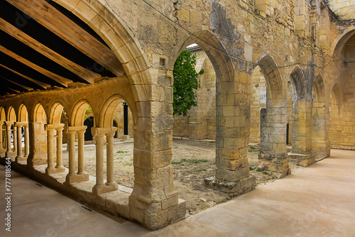 Cordeliers Cloister (Le Cloitre des Cordeliers) is a 14th century cloister in the Old Town of Saint Emilion, a World Heritage Site. Saint-Emilion, Gironde, Aquitaine, France, Europe. photo