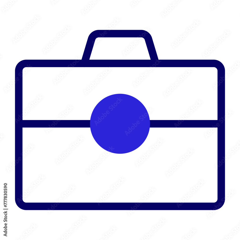This is the Briefcase icon from the Data Management icon collection with an Mixed style This is the Briefcase icon from the Data Management icon collection with an Mixed style