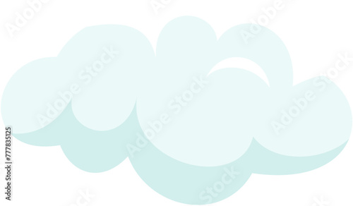 cloud puff cartoon illustration